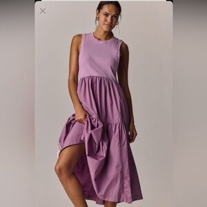 Daily Practice by Anthropologie Sky High Maxi Dress in Blush